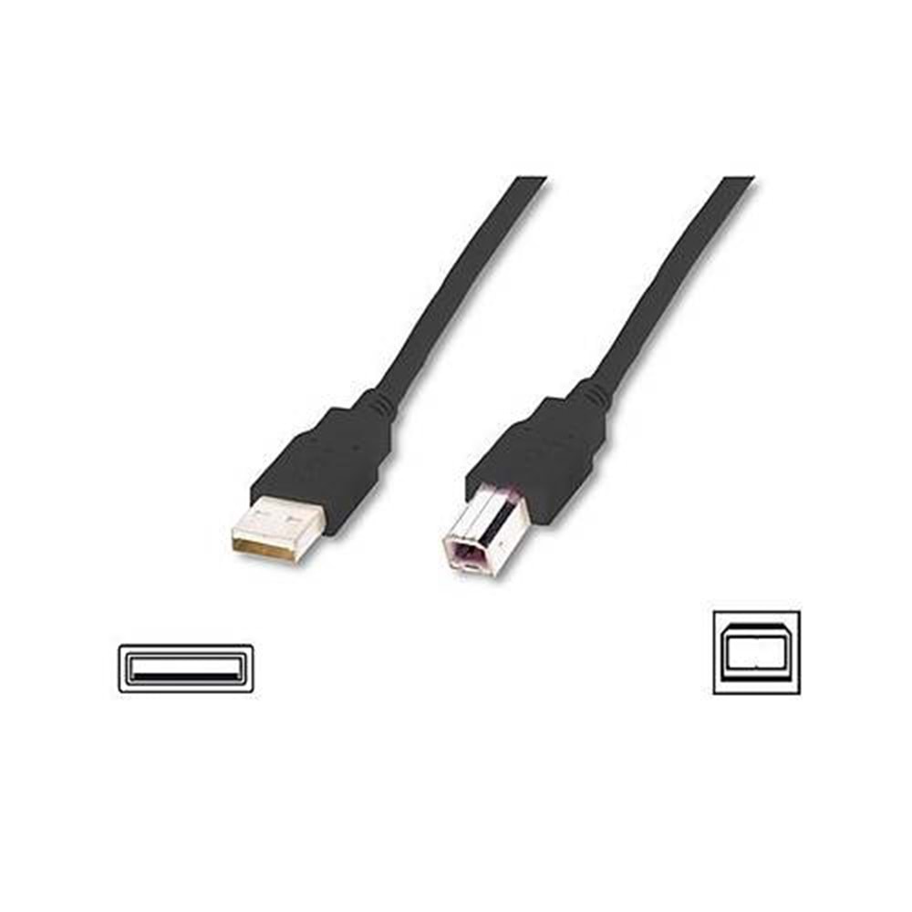 DIGITUS AK-300105-050-S Tip A-B 5,0m Usb Yazıcı Bağlantı Kablosu