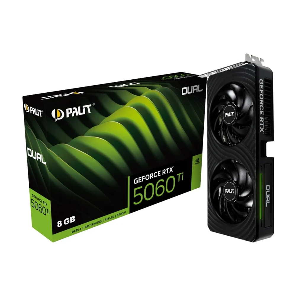 Palit Geforce Dual RTX5060TI 8GB GDDR7 DLSS4 128BIT 3xDP 1xHDMI