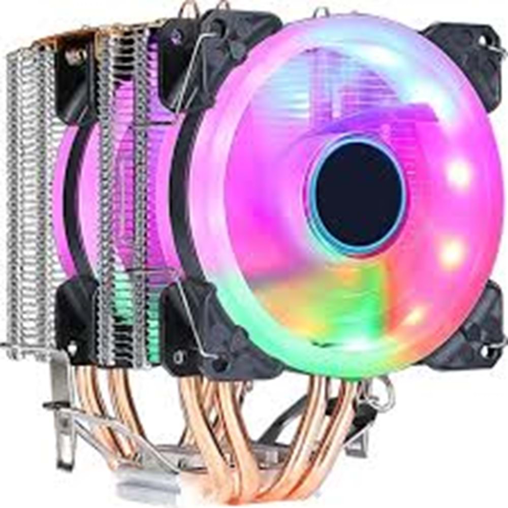 ALFANET AN-R26 RAINBOW Kule Tipi Universal İşlemci Fanı