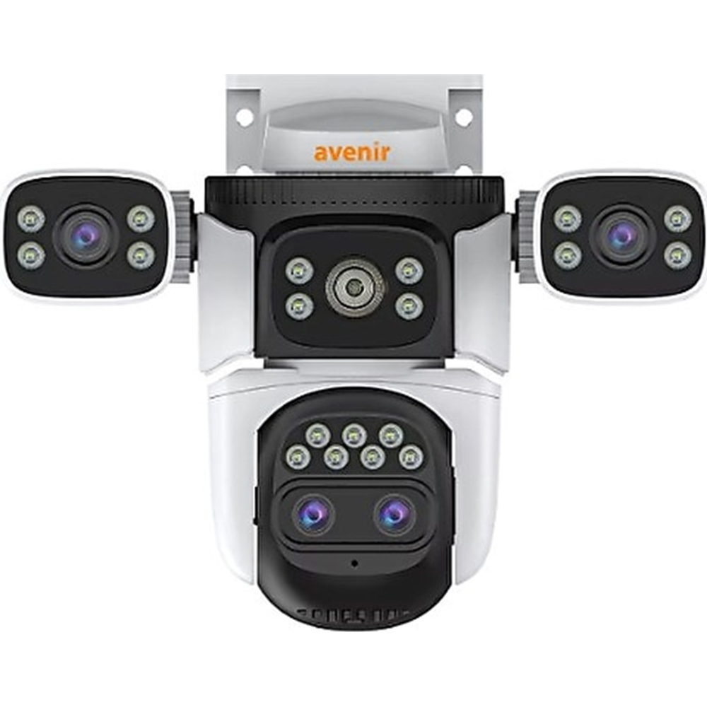 Avenir AV-S309X 9MP 3Kameralı WI-FI + PTZ 10X Bullet Güvenlik Kamerası
