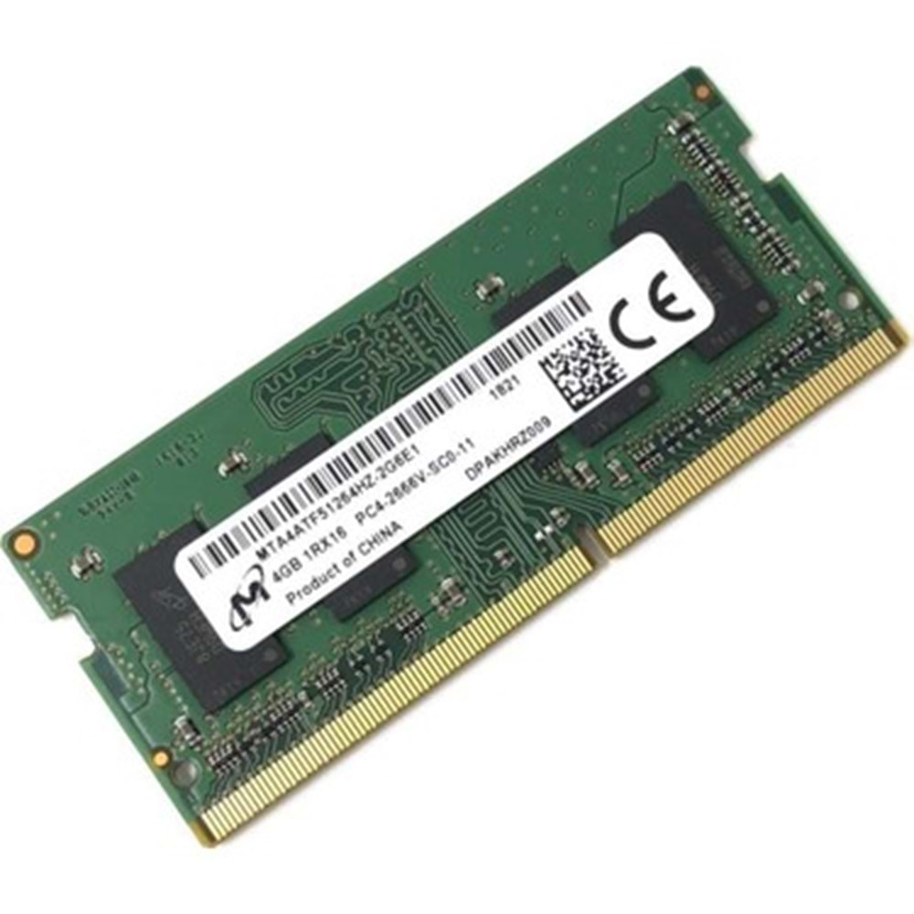 Micron 4GB 3200MHZ DDR4 Notebook Bellek Ram (MTA4ATF51264HZ-3G2R1)