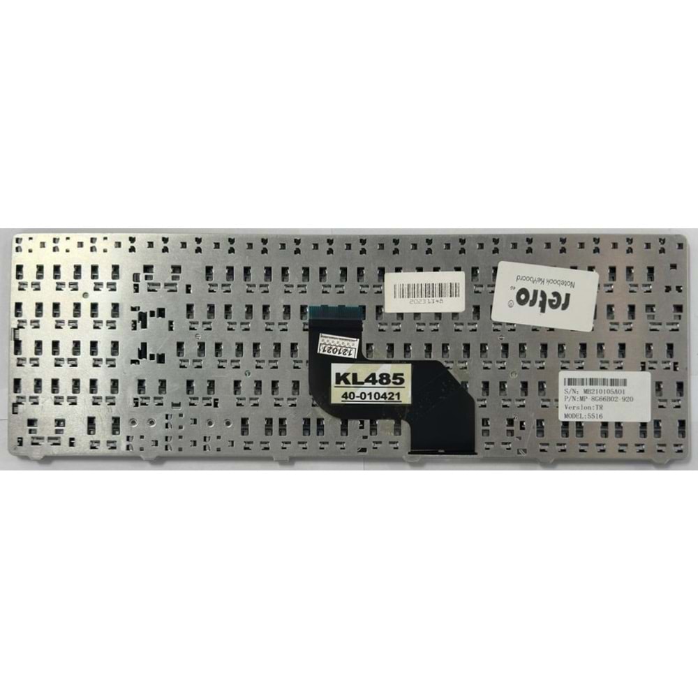 Retro NBKL485 Acer Aspire 5732 5732Z 5732ZG 5332 5334 Uyumlu Siyah Notebook Klavyesi