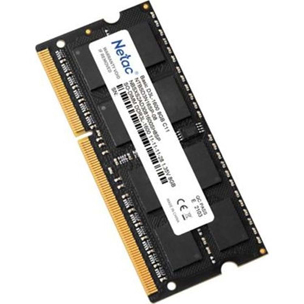 Netac Basic DDR3 4GB 1600MHZ 1.35V Notebook Bellek Ram (NTBSD3N16SP-04)