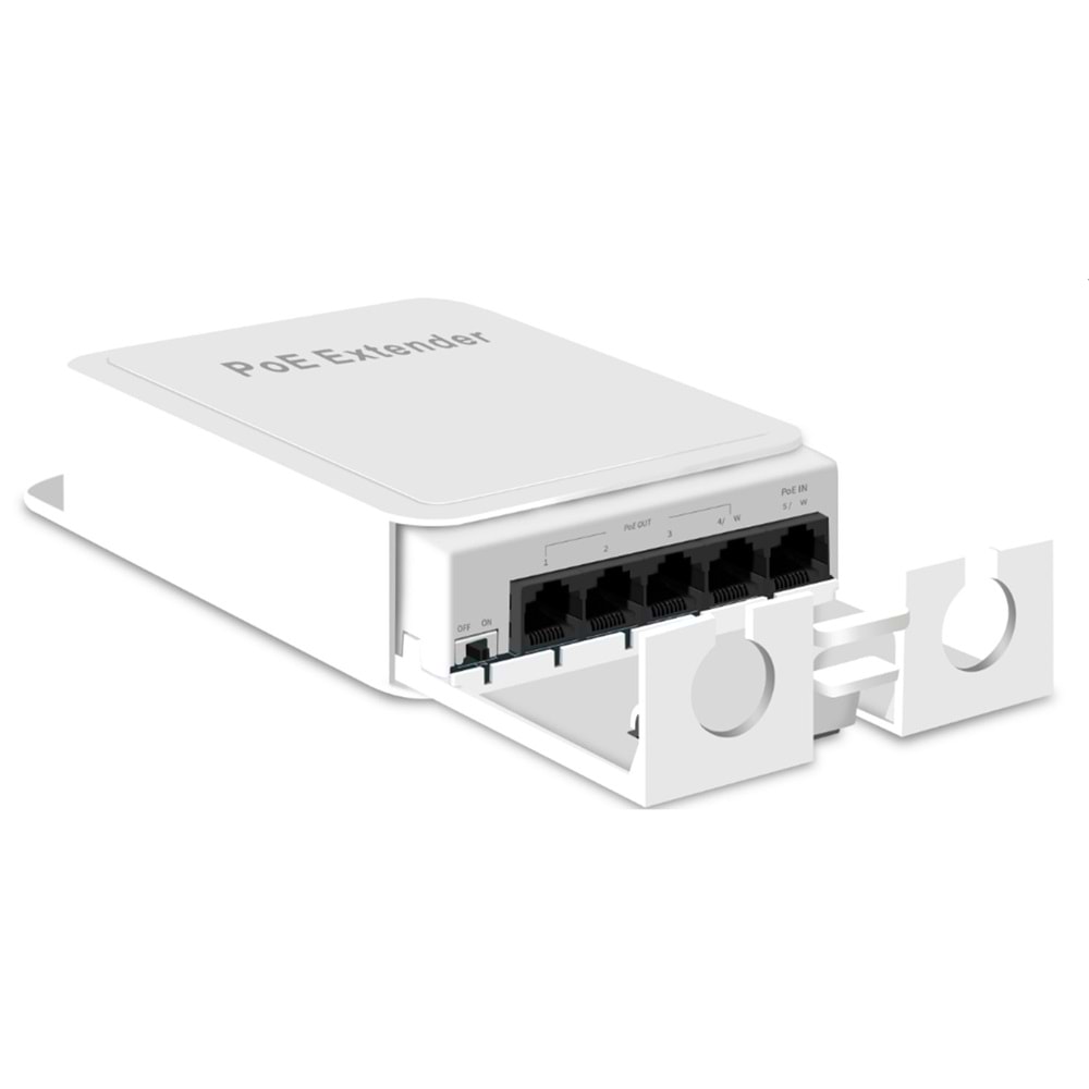 Securitech SCT-W14A 5PORT 10/100MBPS Outdoor Dış Mekan Poe Extender