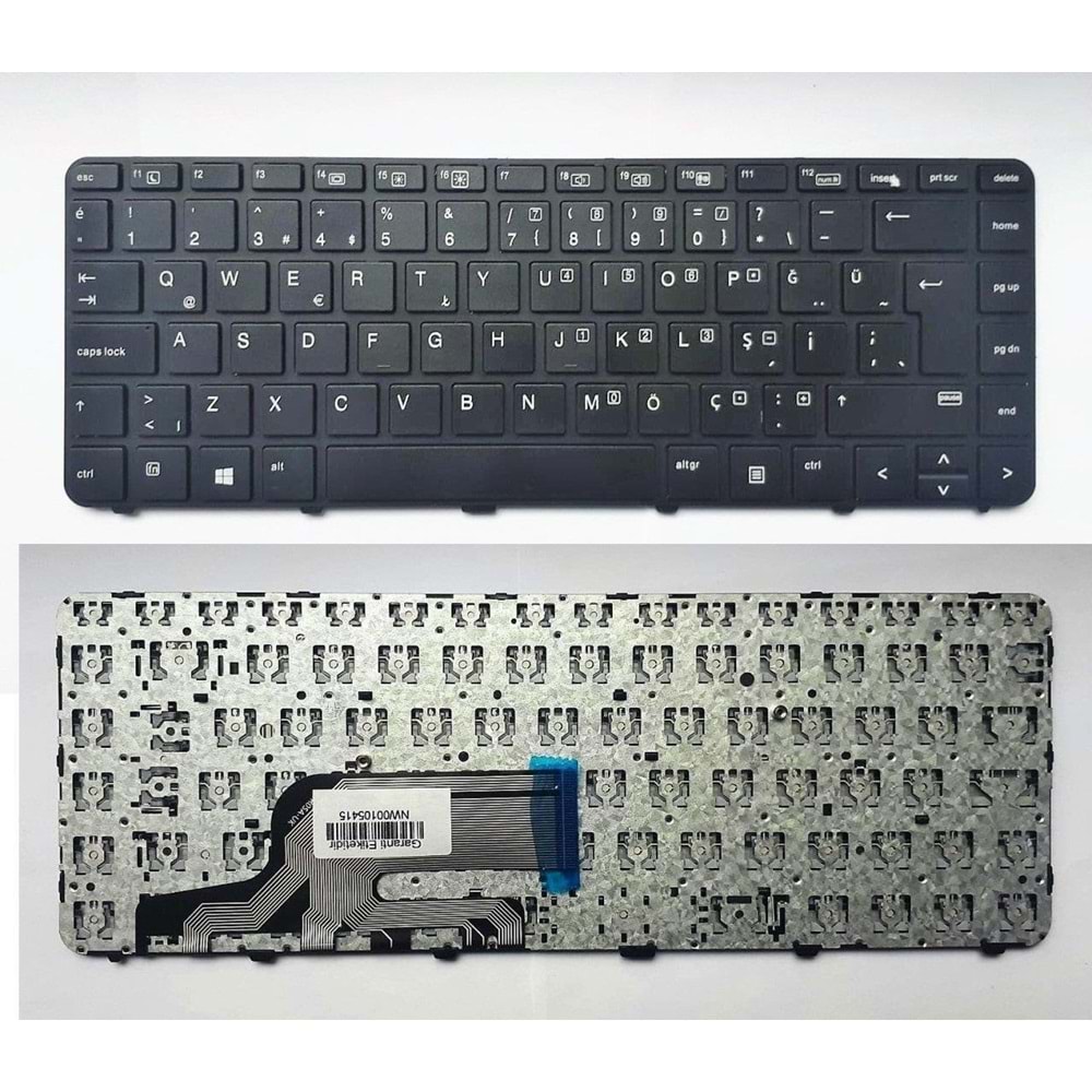 Retro NBKL903 HP PROBOOK 440 G3 Uyumlu Siyah Notebook Klavyesi