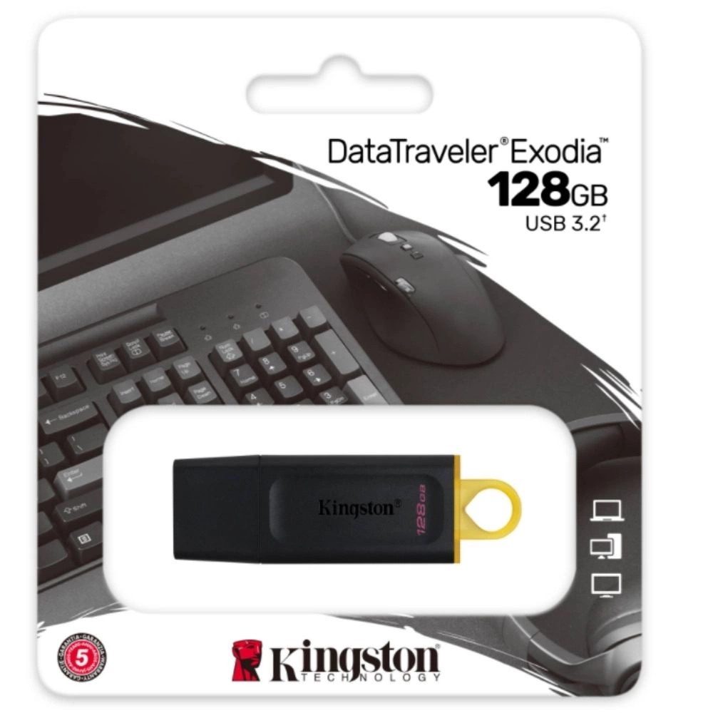 Kingston Exodia USB3.2 GEN1 128GB USB Flash Bellek (DTX/128GB)