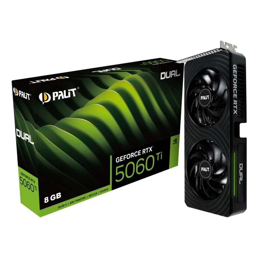 Palit Geforce Dual OC RTX5060 128Bit GDDR7 8GB 145W Ekran Kartı