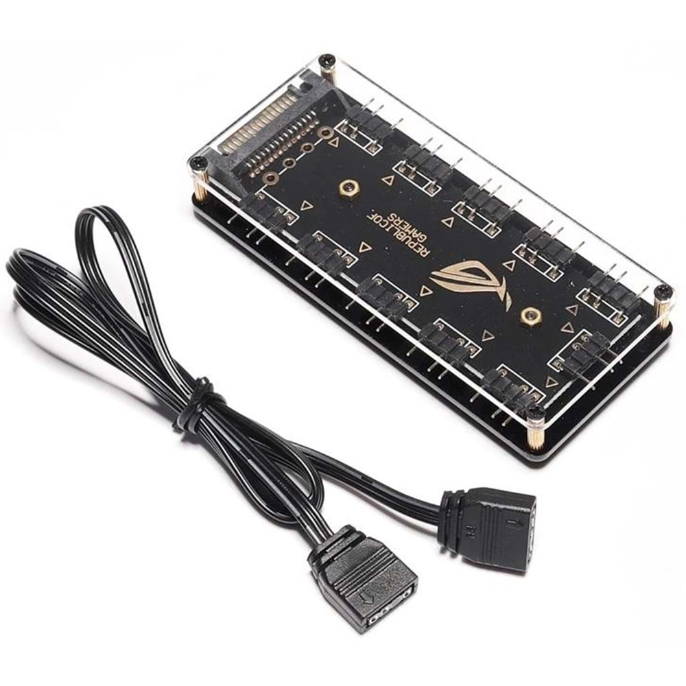 Alfais ROG AL4847 11x3PIN 5V RGB Controller Çoklayıcı