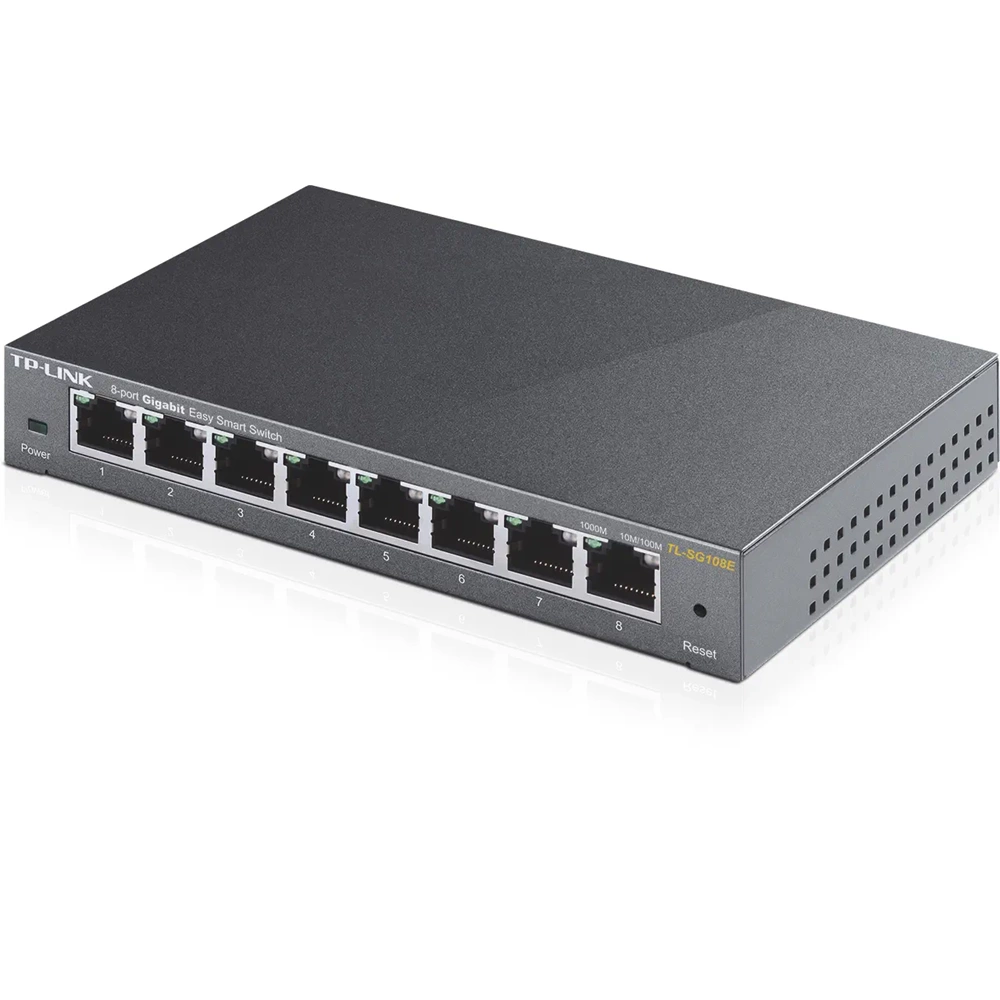 TP-Link TL-SG108E 8PORT 10/100/1000 Easy Smart Yönetilebilir Metal Kasa Switch