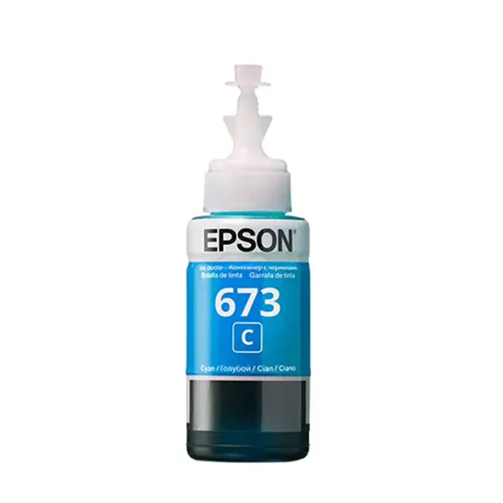 Epson T6732 Mavi Şişe Orjinal Yazıcı Mürekkepi (Cyan T67324A)