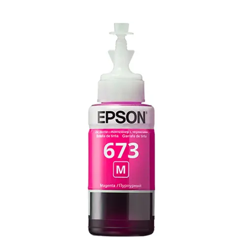 Epson T6733 Kırmızı Şişe Orjinal Yazıcı Mürekkepi (Magenta T67334A)