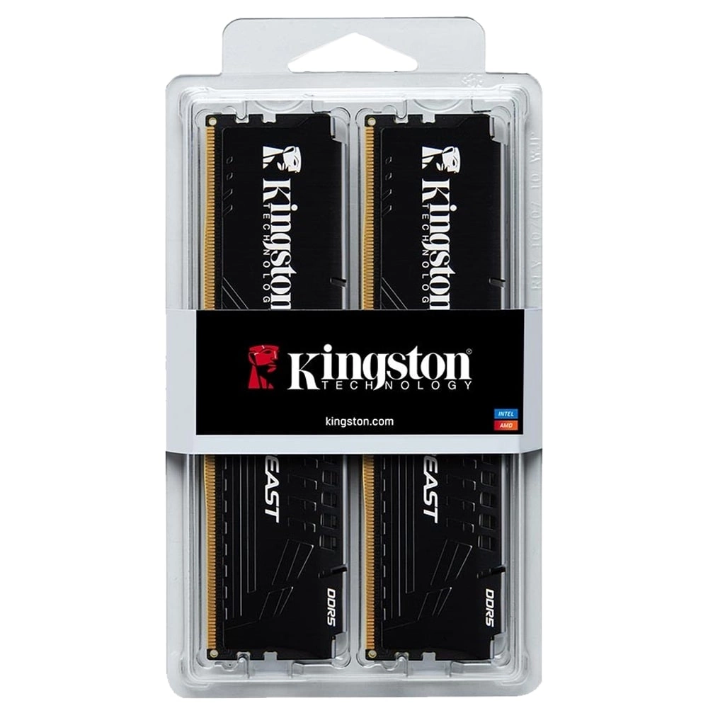 Kingston Beast 64GB (2x32GB) DDR5 5600MHZ CL36 Soğutuculu Masaüstü Gaming Ram (KF556C36BBEK2/64TR)