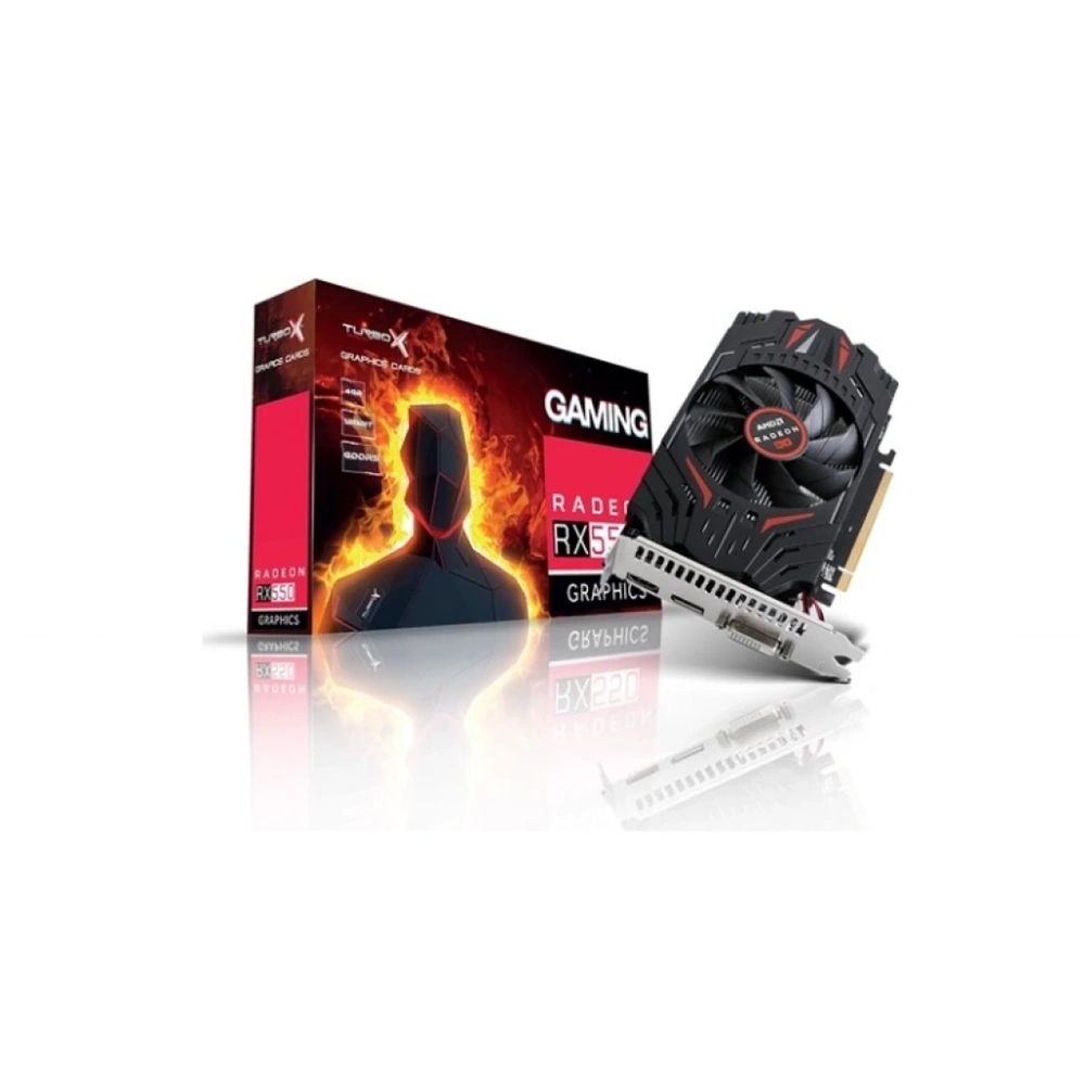Turbox Arcade Hero Radeon RX550 4GB GDDR5 128BIT 1xDVI 1xHDMI 1xDP Gaming Oyuncu Ekran Kartı (RX550-4GD5)