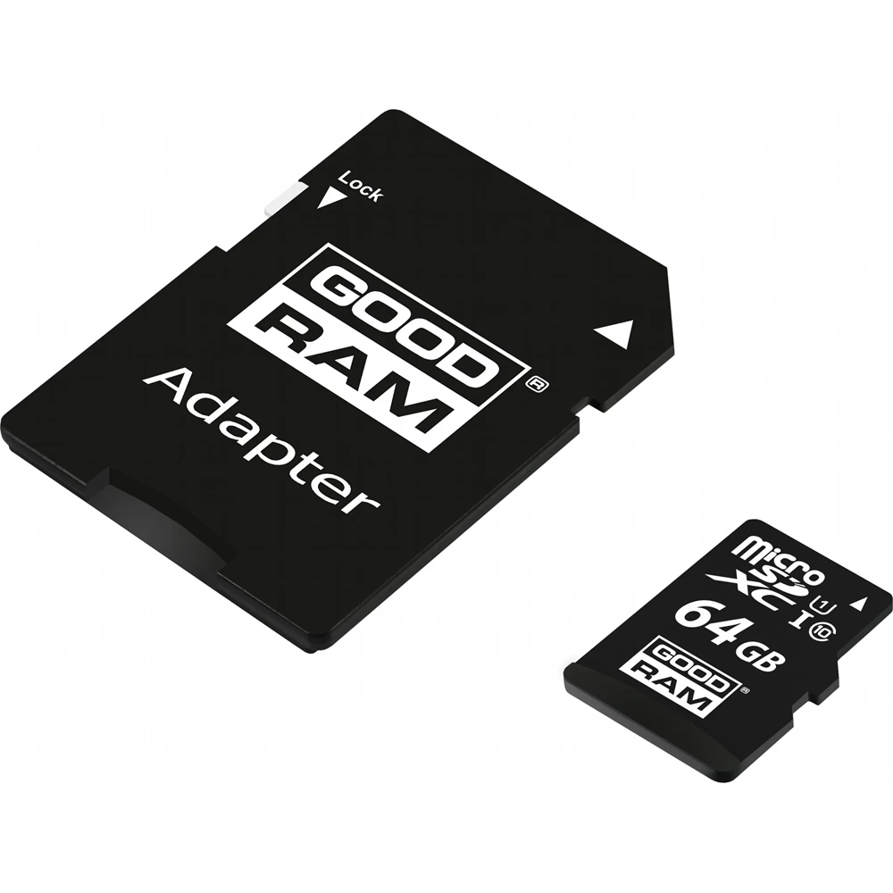 Goodram 64GB CLASS10 UHS-I U1 Micro SD Hafıza Kartı (MSD-M1AA-0640R12-64GB)