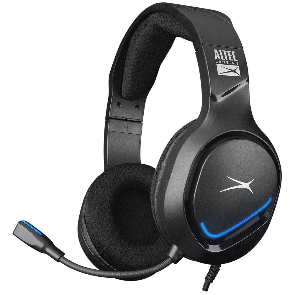 Altec Lansing ALGH9603 USB+3.5MM PS4/XBOX/MOBİL Uyumlu Mavi Ledli Gaming Mikrofonlu Kulaklık