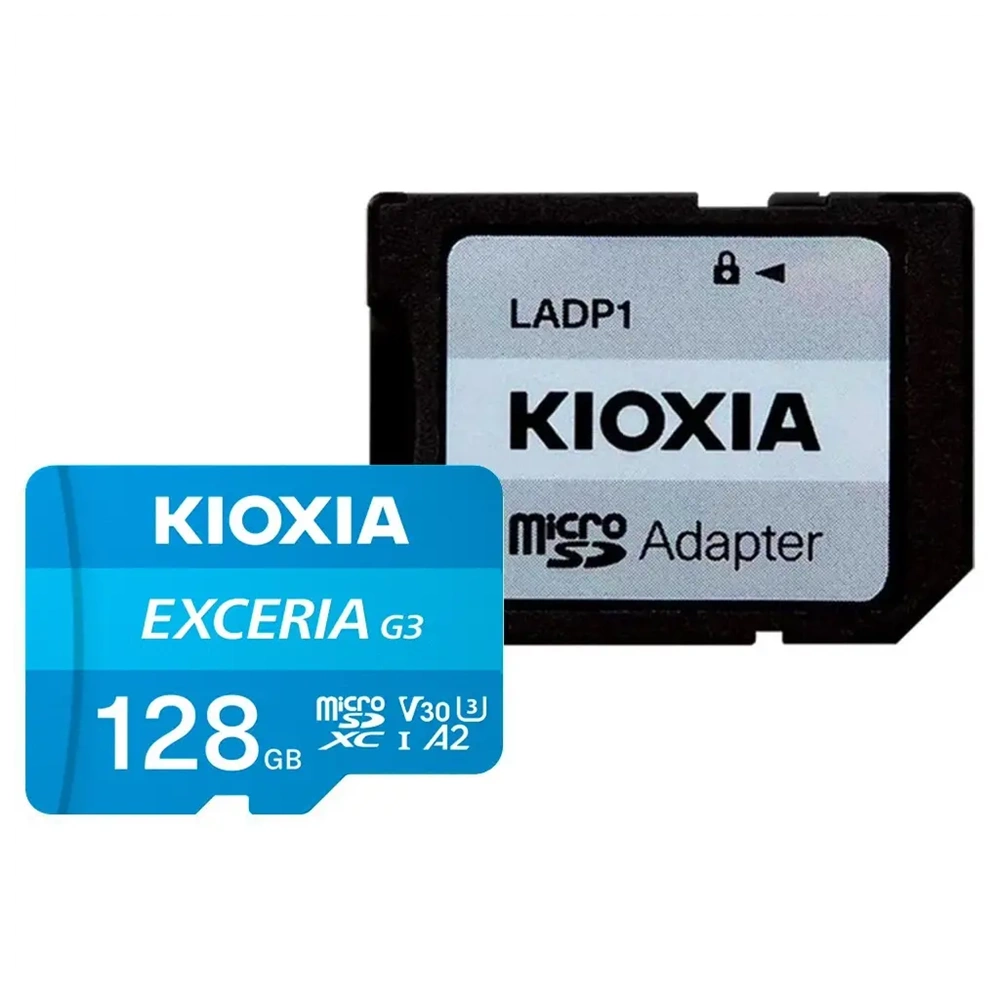 Kioxia Exceria G3 128GB 100/50MB/S UHS-I CLASS10 Micro SD Hafıza Kartı (LMEX3L128GG2)
