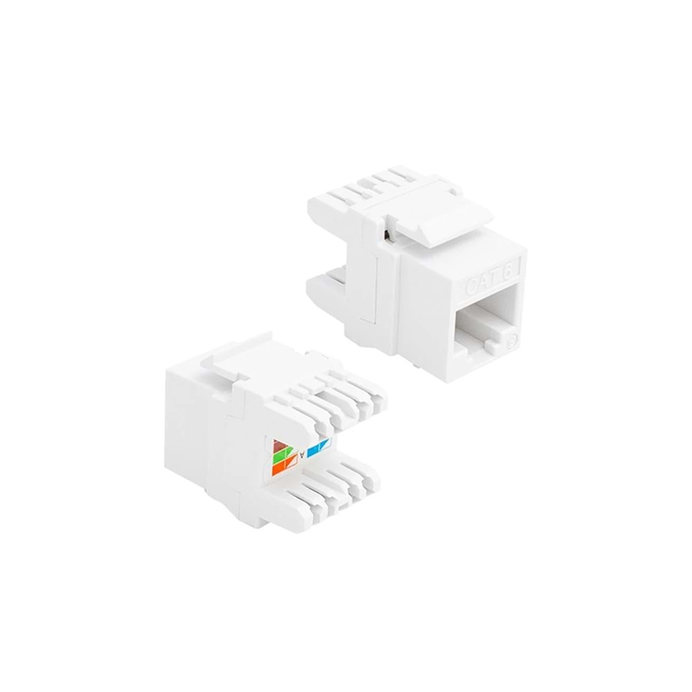Novacom CAT6 UTP 180Derece Keystone Jack Konnektör