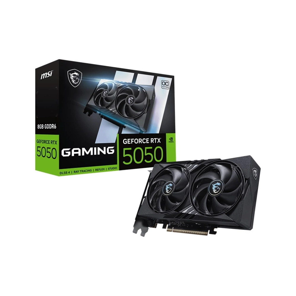 MSI GEFORCE RTX5050 GAMING OC 8GB GDDR6 128BIT DX12 Gaming Oyuncu Ekran Kartı
