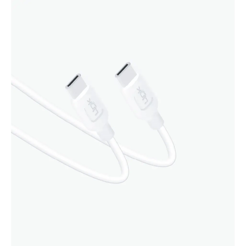 Linktech LCK-K451 TYPE-C to TYPE-C 60W 5V 3A 1M Beyaz Şarj Ve Data Kablosu