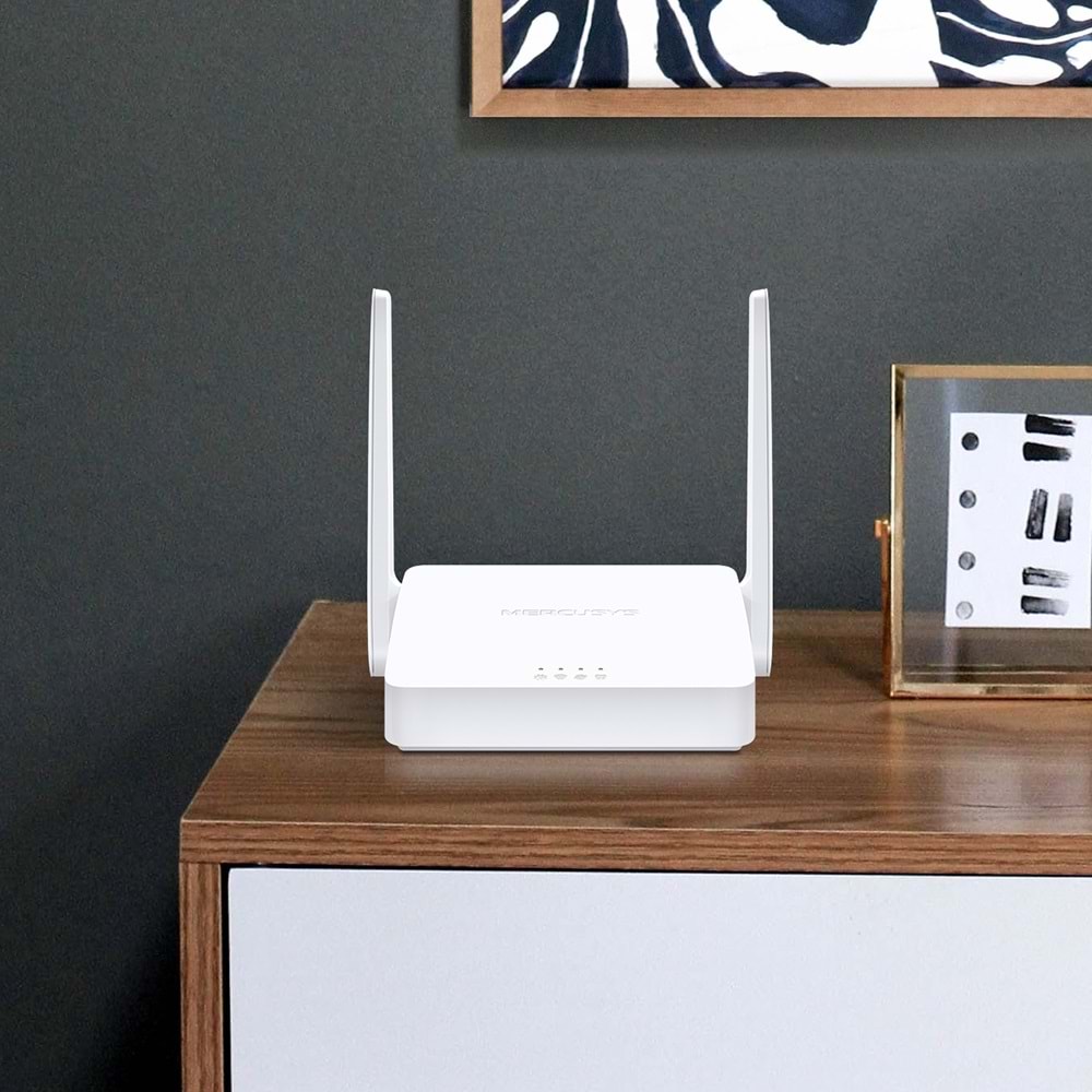 Mercusys MW302R 300MBPS 2xLAN Çift Antenli Çoklu Mod Destekli Kablosuz Acces Point Router