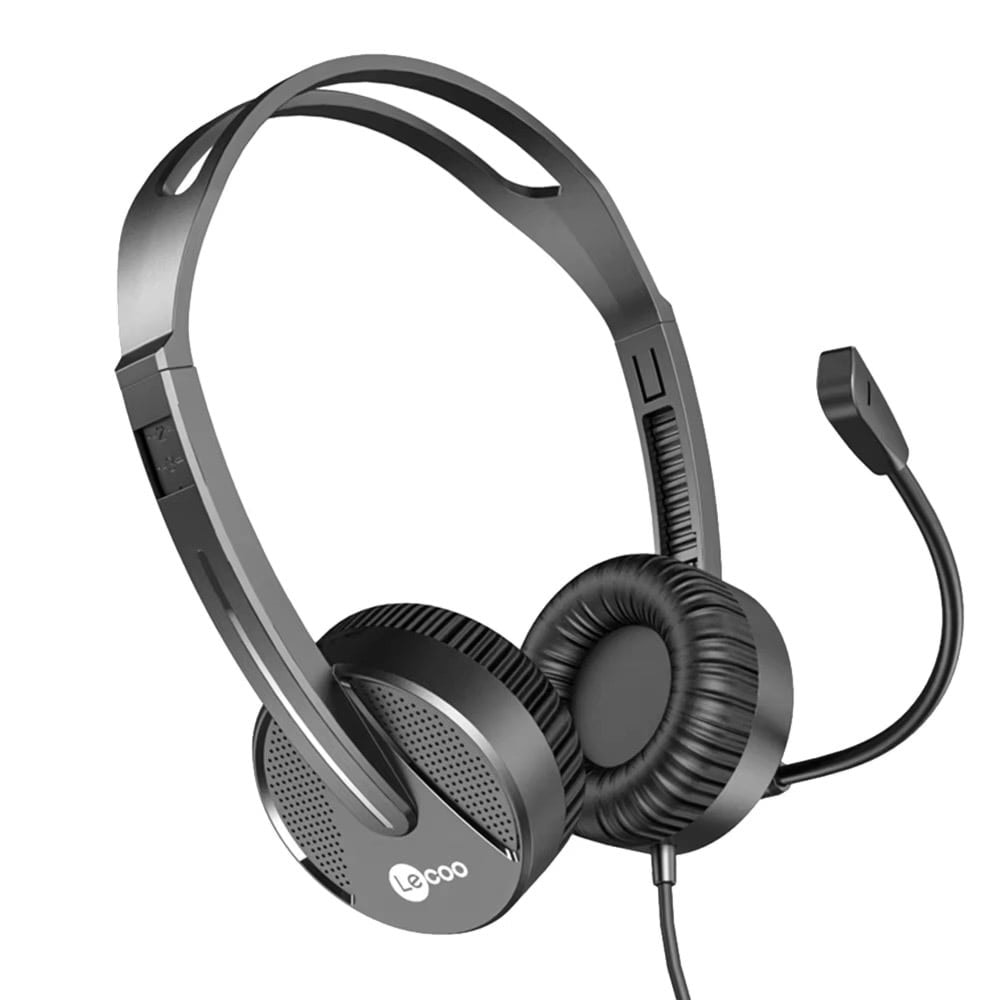 Lenovo Lecoo HT106-3.5-BK 3.5MM Jack 105DB CallCenter Kulaklığı