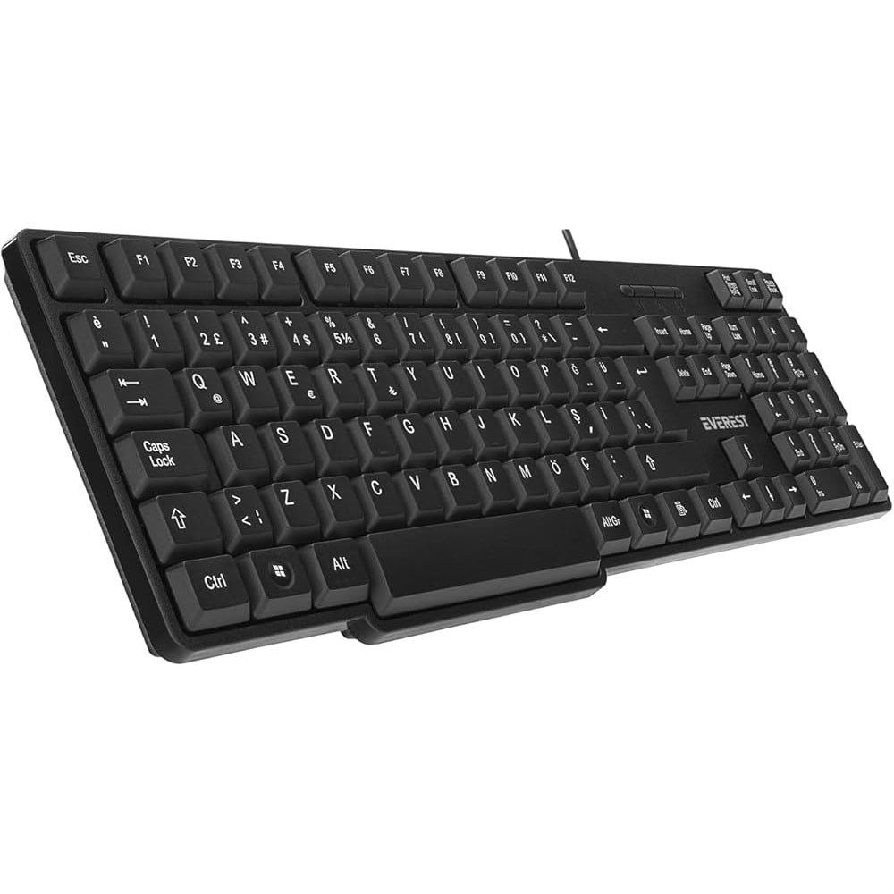 Everest KB-517U Siyah 2M Kablolu USB Q Klavye