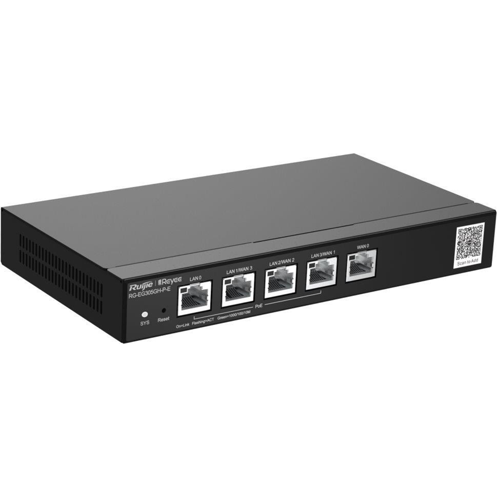 Ruijie Reyee RG-EG305GH-P-E 5Port 1.5GBPS 60W 4xPOE+ Switch Router
