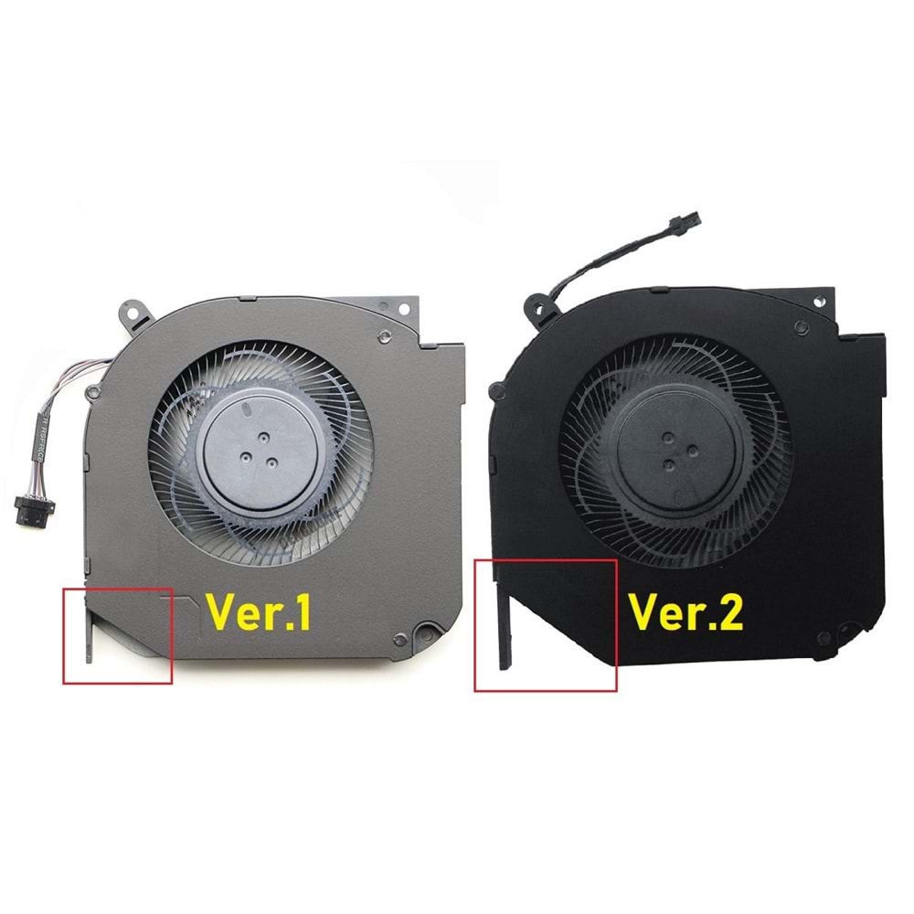 Retro NBFAN802V2 Monster GM7MG0 VER2 Uyumlu Siyah Notebook Fan