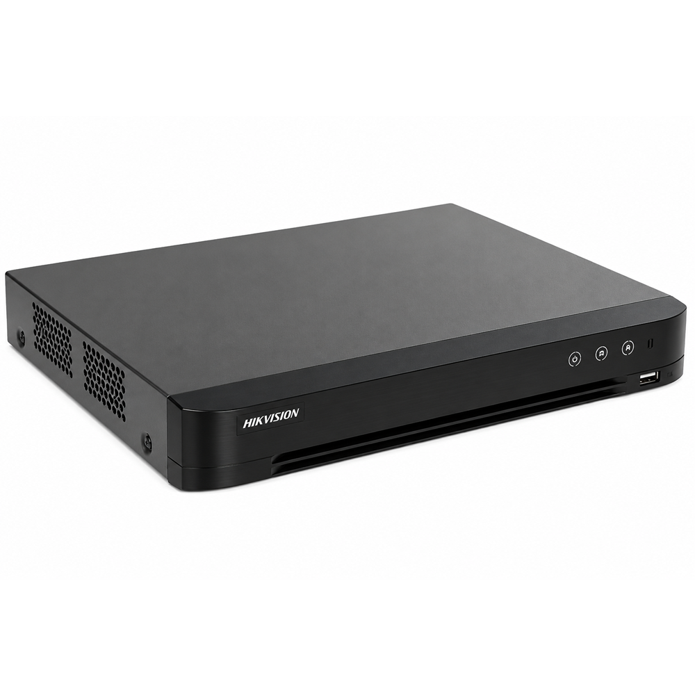 Hikvision DS-7204HGHI-M1/C 4Kanal 1080P 1xSATA H265+ Acusense Metal Kasa DVR Kayıt Cihazı