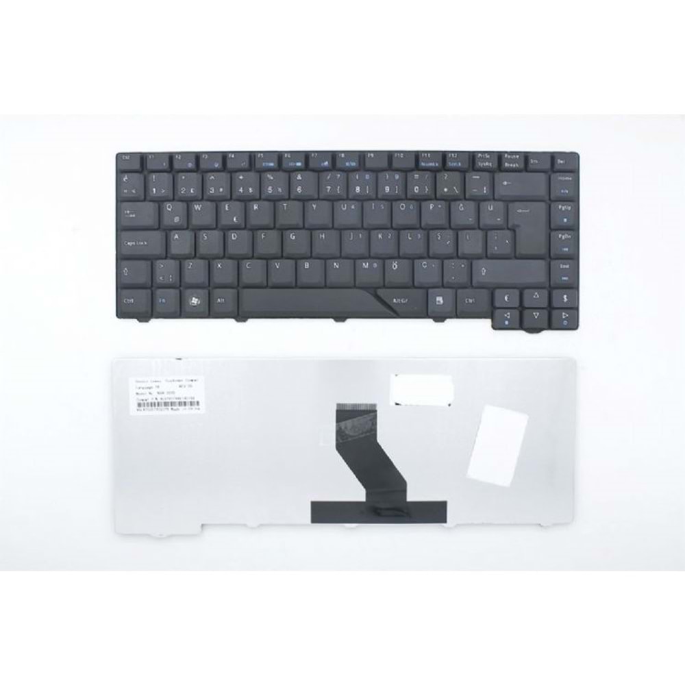Retro NBKL402 Acer Aspire 4520 , 4710 , 5315 Uyumlu Siyah Notebook Klavyesi
