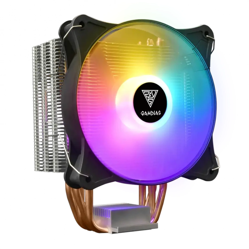 Gamdias Boreas E1-410 LGA1700/AM4/LGA1200/LGA1155 Uyumlu ARGB Kule Tipi Bakır Hava Soğutma