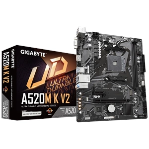 Gigabyte A520M K V2 AM4 DDR4 MATX HDMI/VGA USB3.2 SATA3 AMD Anakart