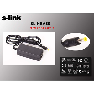 S-Link SL-NBA80 22W 9,5V 2,315A 4,8*1,7 Asus Netbook Standart Adaptör