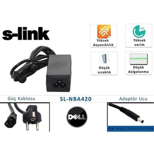 S-Link SL-NBA420 45W 19,5V 2,31A 4,5*2,7*0,6 Dell Ultrabook Standart Adaptör
