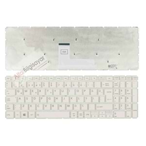 Retro NBKL893W Toshiba Satellite L50-B Uyumlu Notebook Klavyesi - Beyaz - TR
