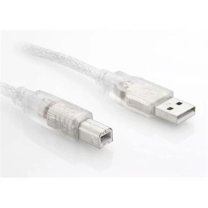 S-Link SL-U2005 USB2,0 5M Şeffaf Yazıcı Kablo