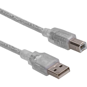 S-Link SL-U2015 USB2,0 1,5M Şeffaf Yazıcı Kablosu
