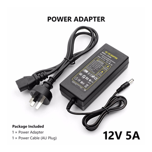 Oem HST-484A 12V 5A 5,5*2,5 Plastik Adaptör