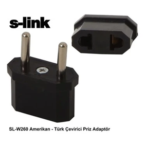 S-Link SL-W260 Amerikan - Türk Çevirici Priz Adaptör