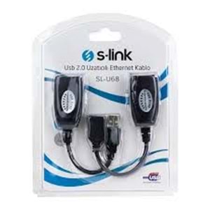 S-Link SL-U68 USB 2,0 Extension Uzatıcı Adaptör