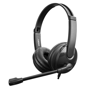 Snopy SN-CS30 Siyah Kablolu USB Çağrı Merkezi Call Center Mikrofonlu Kulaklık