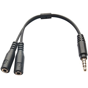 Concord C-575 Siyah Audio + Mic to 3,5mm 0,15m Kulaklık Çevirici