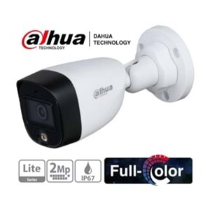 Dahua HAC-HFW1209CP-LED-0360B 2MP 3,6mm 1080P Bullet Renkli Full Color HDCVI Kamera