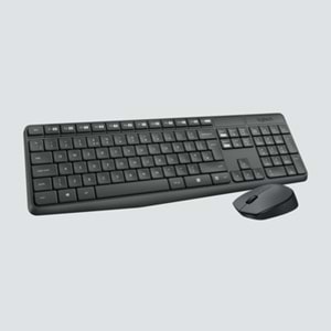 Logitech MK235 Q Kablosuz Gri Klavye & Mouse Set (920-007928)
