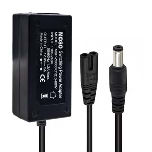 Moso 12V 4A 5,5*2,5 Plastik Kasa Adaptör