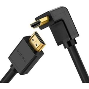 Digitus HDMI Type A 90 Angled 3,0M 1,4 Altın Uçlu HDMI Kablo