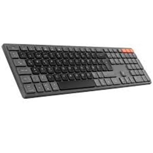 Everest KB-2610 Siyah/Gri 2,4G+BT1+BT2 Üçü Bir Arada Q Kablosuz klavye