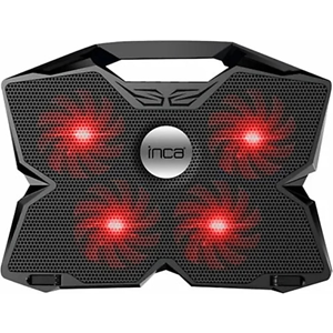 Inca INC-3280 GAMING 11-17' Tutacaklı 4 Fanlı Kırmızı Ledli Notebook Soğutucu