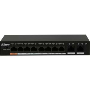 Dahua PFS3010-8ET-96 8Port 10/100 Poe 2xUplink 10/100/1000 96W Poe Switch