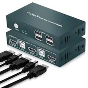 Molix MX-2840 2 Port HDMI Kvm Switch